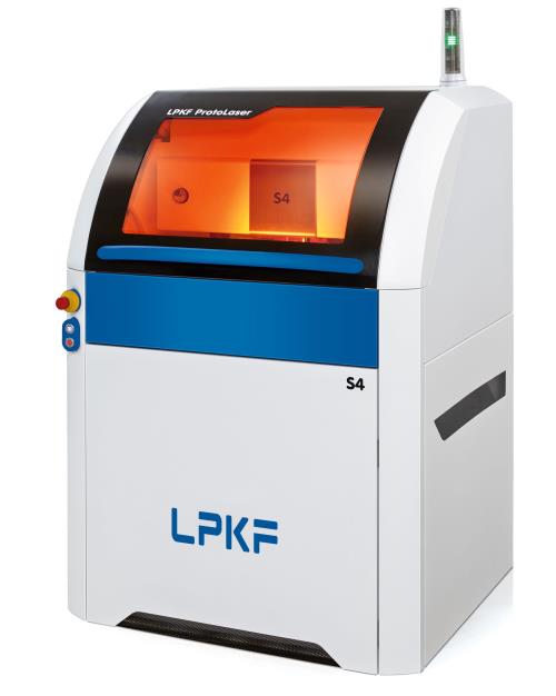 LPKF ProtoLaser S4 är specialiserad på strukturering av laminerade kretskort.