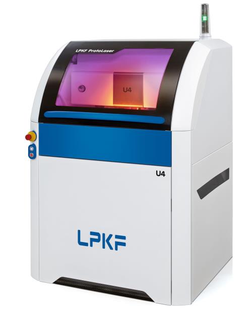 LPKF ProtoLaser U4 ett UV-lasersystem med ett särskilt brett användningsområde.